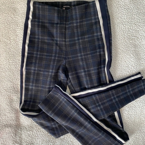 ZARA Trafaluc Collection Plaid High Waisted Stretchy Leggins Size: XS - Picture 7 of 10